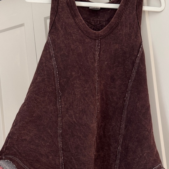 Brown Knit Racerback Tank - Picture 3 of 4